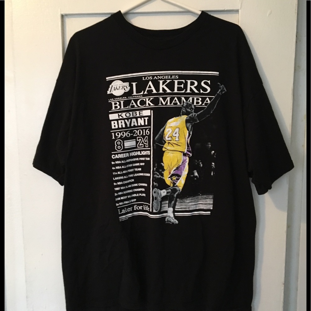 T-Shirt Los Angeles Lakers Black Mamba#24